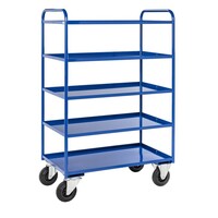 thumb-KOGA Schappenwagen verzinkt met opstaande rand plateau's-2