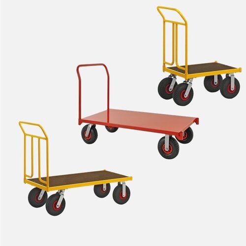 Duwkarren met luchtbanden