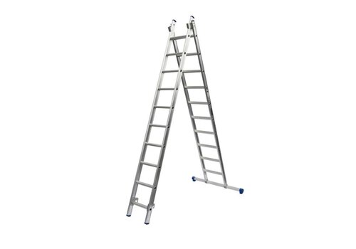 MAXALL 2-delige ladder recht 6 sporten 