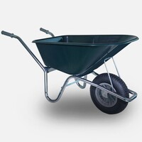 thumb-HUMMER kruiwagen 100 liter groen-1