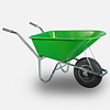 Made in Holland HUMMER kruiwagen 100 liter limegroen anti-lek wiel