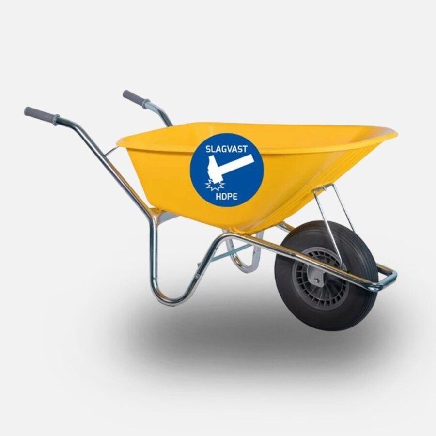HUMMER kruiwagen 100 liter HDPE anti-lek wiel-1