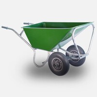 thumb-HUMMER PRO volumekruiwagen 160 liter 2 anti-lek wielen-1
