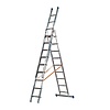 MAXALL 3-delige glazenwassersladder 9 sporten