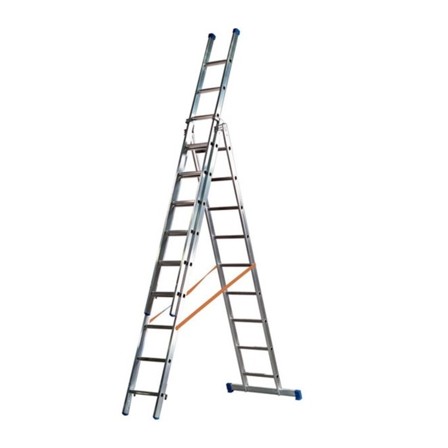 MAXALL 3-delige glazenwassersladder 9 sporten-1