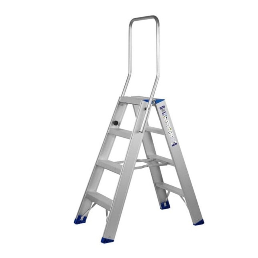 MAXALL dubbeltrap 2 treden geanodiseerd-1