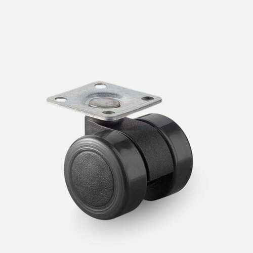 Möbelmann XPU wiel 36mm plaat 36x36mm 