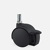 Made in Germany PP wiel 40mm bout M6x25 met rem