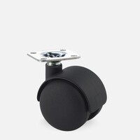 PP wiel 35mm plaat 38x38mm