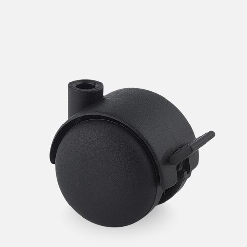 PP wiel 50mm met rem 