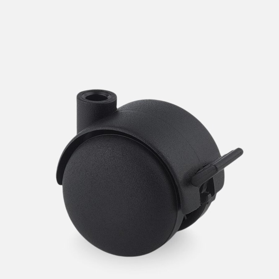 PP wiel 50mm met rem-1