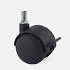 Made in Germany PP wiel 50mm bout M6x25 met rem