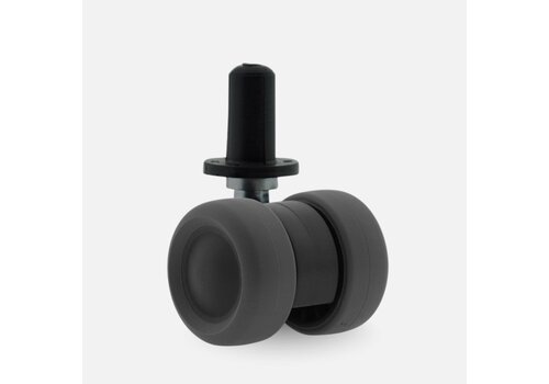 PATPLOW wiel 39mm plug rond kunststof 13mm 