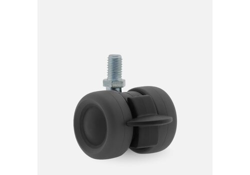 PATPLOW wiel 39mm bout M10x15 met rem 