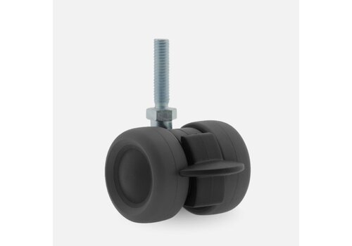 PATPLOW wiel 39mm bout M8x30 met rem 