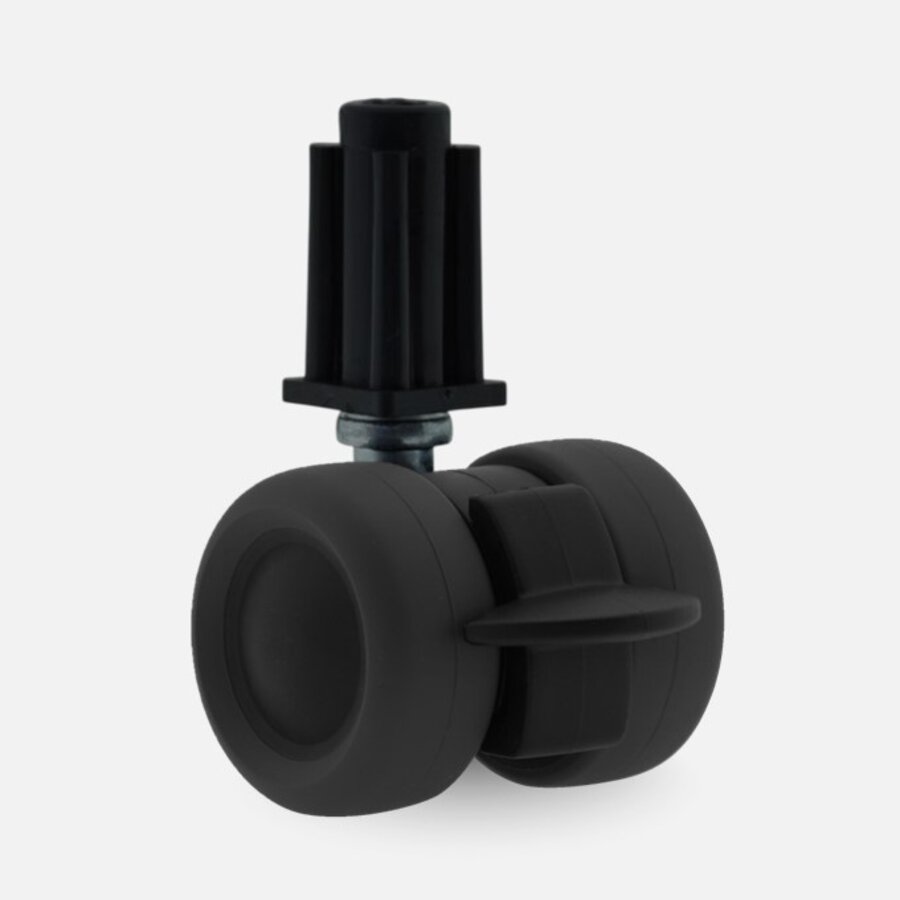 PATPLOW limited black softwiel 39mm plug vierkant 17mm met rem-1