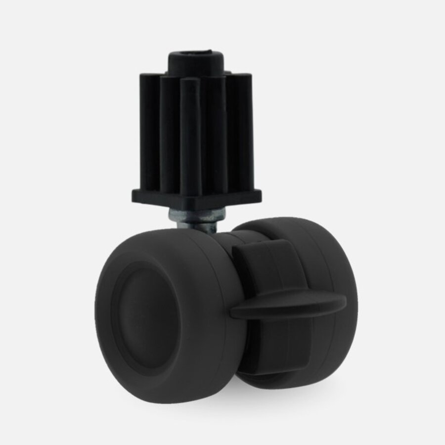 PATPLOW limited black softwiel 39mm plug vierkant 22mm met rem-1