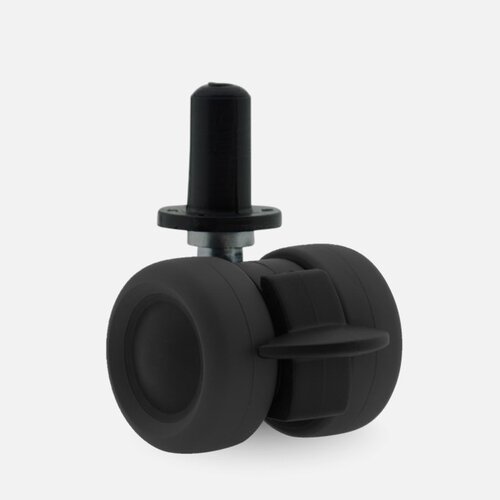 PATPLOW limited black softwiel 39mm plug rond kunststof 13mm met rem 