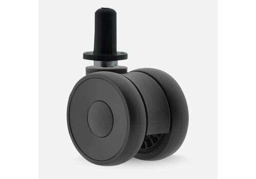 PAPU LOW wiel 50mm plug rond kunststof 13mm 