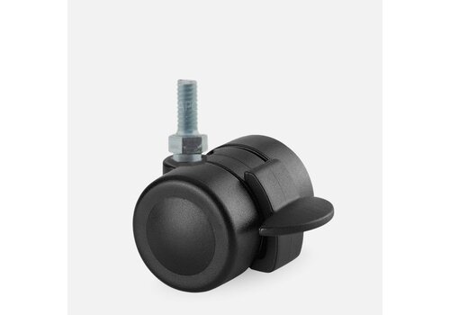 PALOW wiel 35mm bout M8x15 met rem 