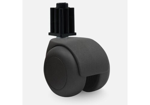 PPTP luxe wiel 50mm black line plug vierkant 22mm 