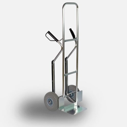 HUMMER steek krattenwagen aluminium met softwielen 