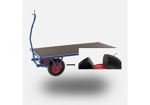 KOGA transportwagen 250x100cm Heavy Duty met massieve banden  KOGA transportwagen 250x100cm Heavy Duty met massieve banden