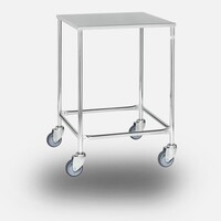 thumb-KOGA RVS verrijdbare werkbank op wielen 60x60cm-1