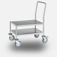 thumb-KOGA RVS basis platformwagen 105x55 2 plateaus-1
