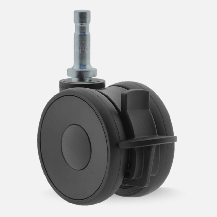 PAPU LOW wiel 50mm stift 8mm met rem-1