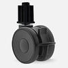 Made in Germany PAPU LOW wiel 50mm plug vierkant 26mm met rem