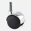 Made in Germany PP chrome wiel 50mm stift 8mm