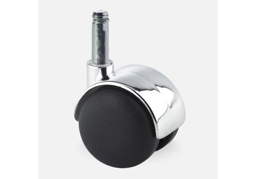 PP chrome wiel 50mm stift 8mm 