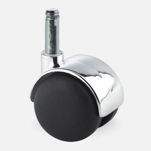 PP chrome wiel 50mm stift 8mm 