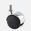 Made in Germany PP chrome wiel 50mm bout M6x12