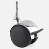 Made in Germany PP chrome wiel 50mm schroef 7x42 met rem
