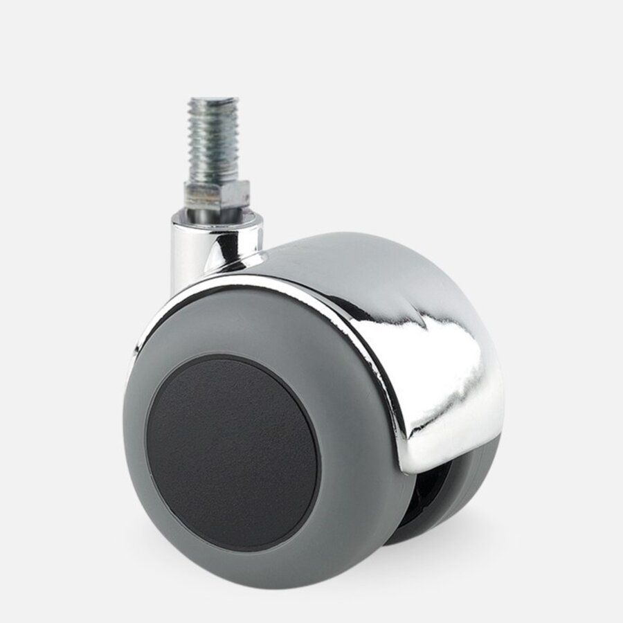 PPTP chrome wiel 50mm bout M6x25-1