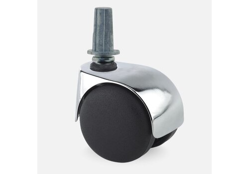 PP luxe wiel chrome metaal plug staal 13mm 