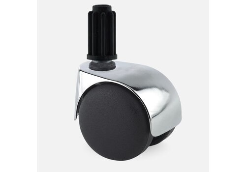 PP luxe wiel chrome metaal plug 23mm 