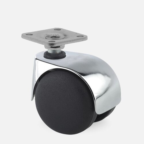 PP luxe wiel chrome metaal plaat 38x38mm 