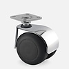 Made in Germany PPTP luxe wiel chrome metaal plaat 38x38mm