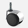 Made in Germany PPTP luxe wiel chrome metaal stift 9mm