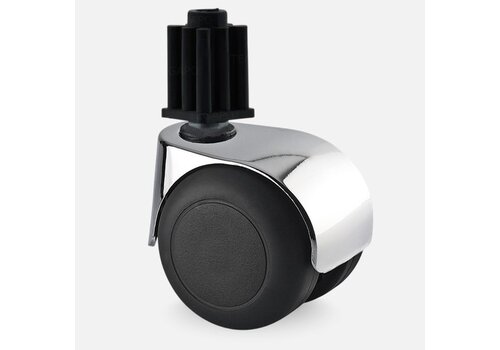 PPTP luxe wiel chrome metaal plug vierkant 17mm 