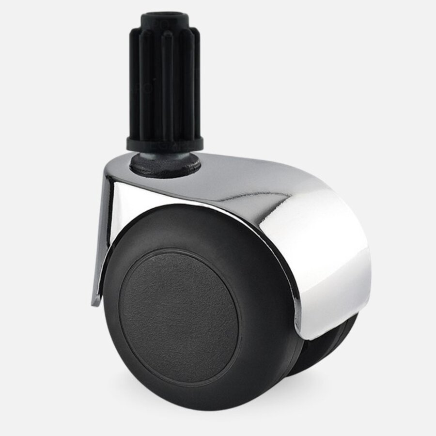 PPTP luxe wiel chrome metaal plug 23mm-1