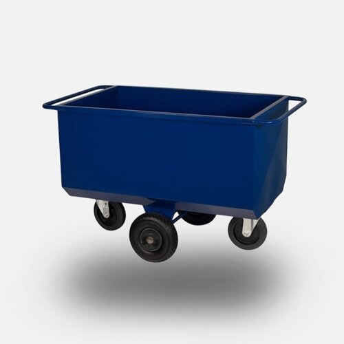 HUMMER voerwagen 275 liter dubbel zwenkwiel 