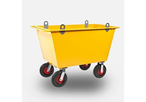 KOGA kraancontainer 400 liter met luchtbanden 