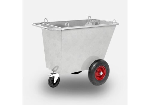 KOGA kraancontainer 400 liter met luchtbanden 