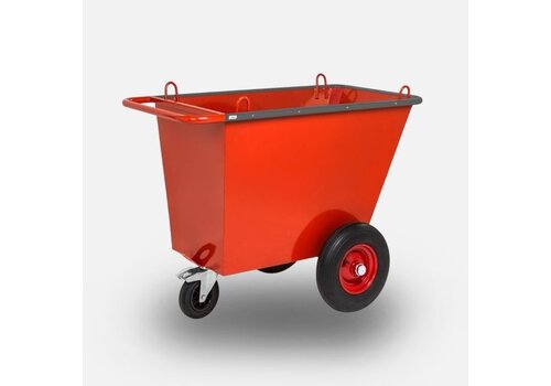 KOGA kraancontainer 400 liter met luchtbanden 