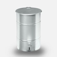 thumb-KOGA staal verzinkte afvalbak 30 liter-1
