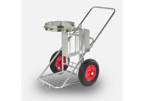 KOGA outdoor schoonmaakwagen verzinkt met massieve banden 